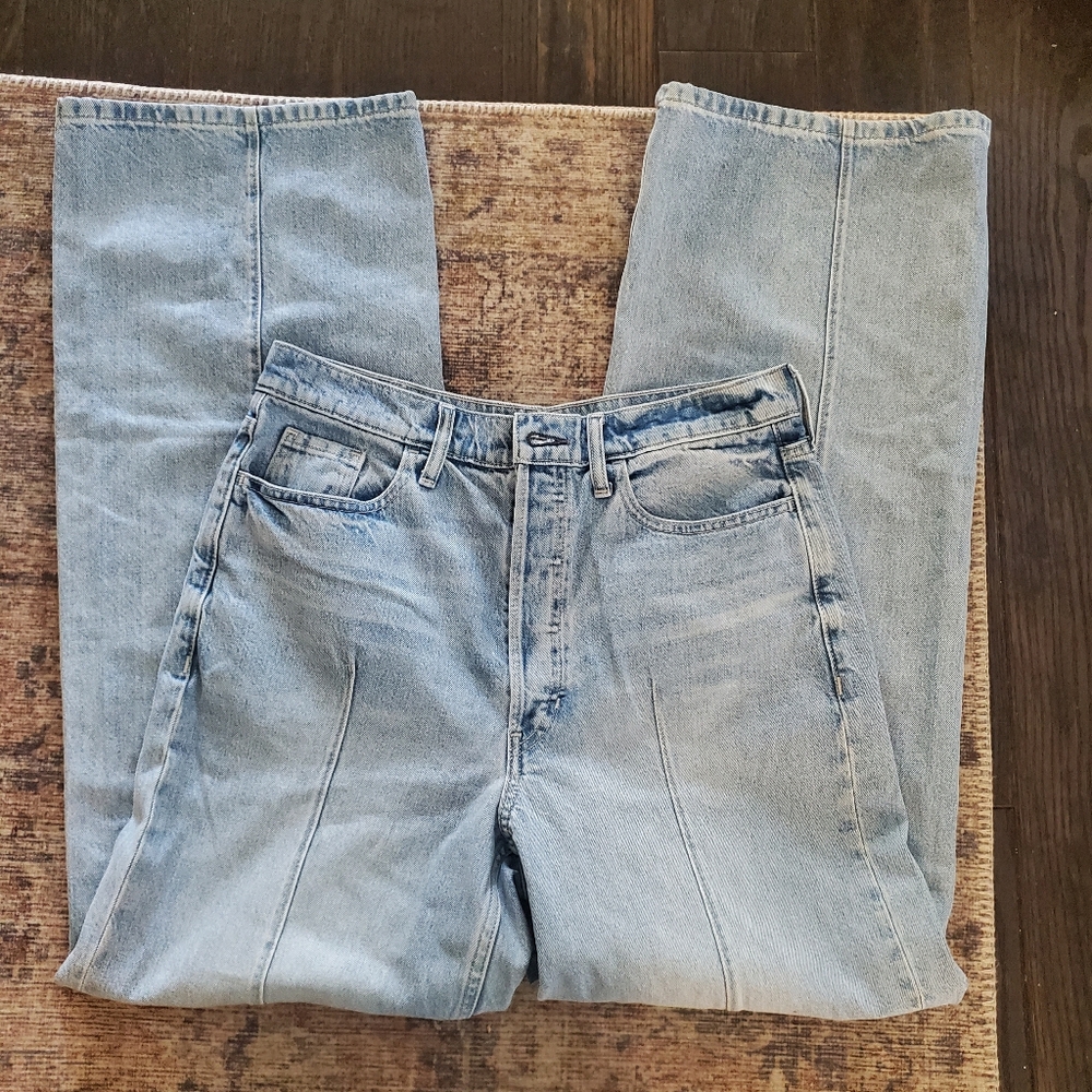 *NWT* Banana Republic Wide Leg Straight Light Wash Jeans